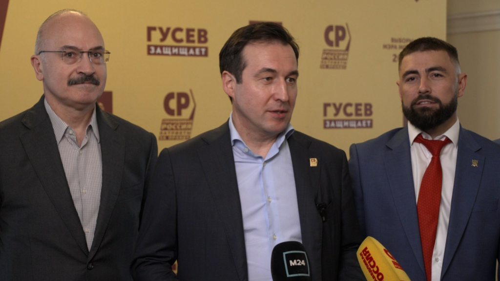 Кандидат в мэры Дмитрий Гусев открыл Общественный штаб по защите москвичей